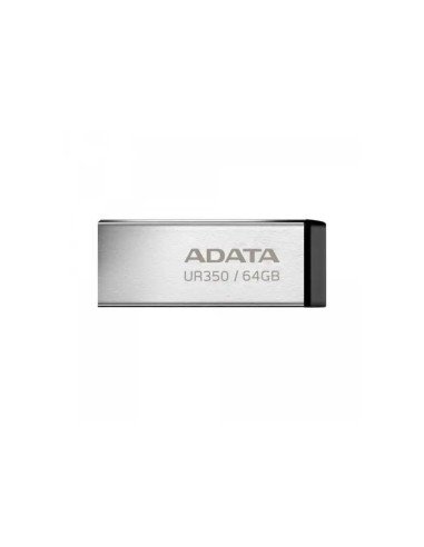 Clé USB Adata Ur350 Flash 64g 3.2 Silver Black