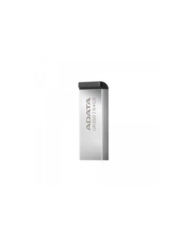 Clé USB Adata Ur350 Flash 64g 3.2 Silver Black