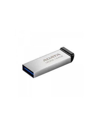 Clé USB Adata Ur350 Flash 64g 3.2 Silver Black