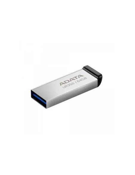 Clé USB Adata Ur350 Flash 64g 3.2 Silver Black