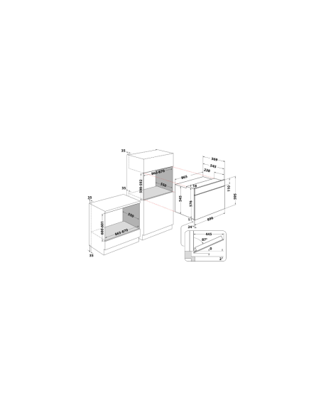 FOUR WHIRLPOOL ELECTRIQUE MULTIFONCTION 90CM INOX