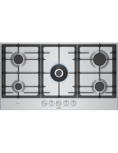 PLAQUE BOSCH 5 FEUX 90CM INOX