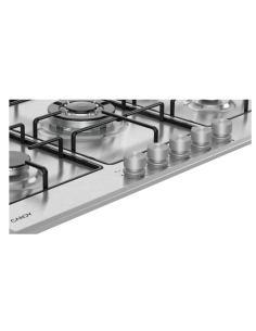 PLAQUE CANDY 90CM 5 FEUX INOX GRILLE EN FONTE 2
